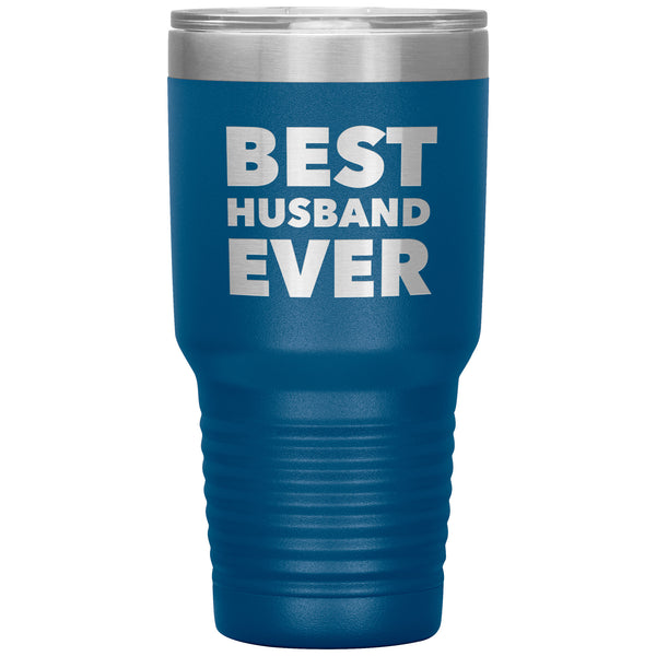 Best Husband Ever Tumbler Husband Travel Mug Great Gifts for Husbands Funny Double Wall Vacuum Insulated Hot & Cold Travel Cup 30oz BPA Free - Black