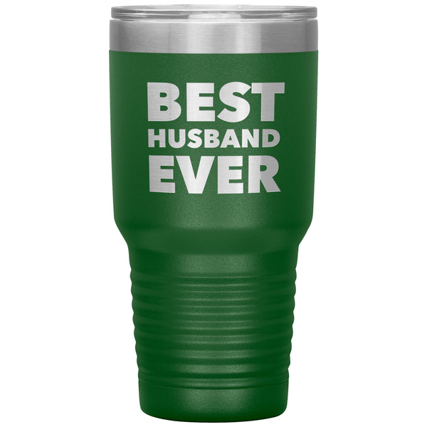Best Husband Ever Tumbler Husband Travel Mug Great Gifts for Husbands Funny Double Wall Vacuum Insulated Hot & Cold Travel Cup 30oz BPA Free - Black