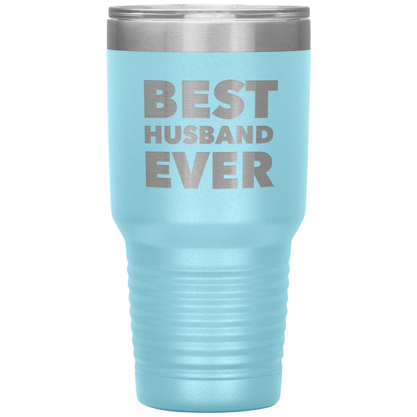 Best Husband Ever Tumbler Husband Travel Mug Great Gifts for Husbands Funny Double Wall Vacuum Insulated Hot & Cold Travel Cup 30oz BPA Free - Black