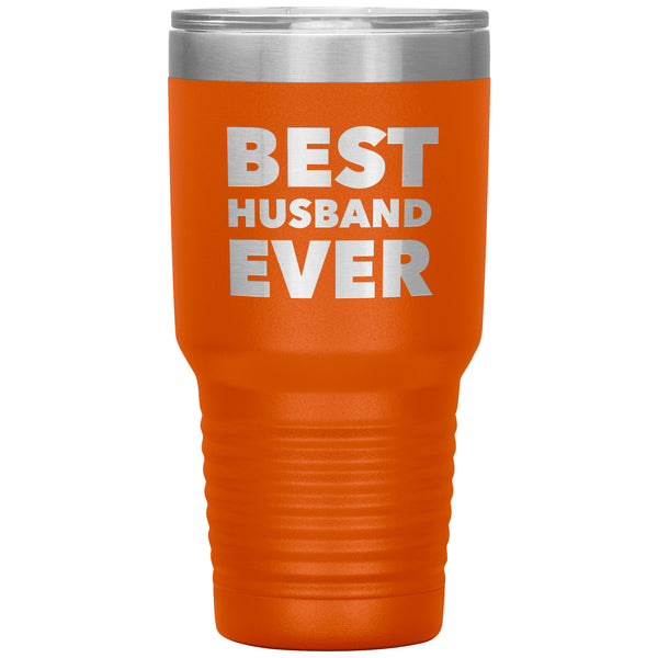 Best Husband Ever Tumbler Husband Travel Mug Great Gifts for Husbands Funny Double Wall Vacuum Insulated Hot & Cold Travel Cup 30oz BPA Free - Black