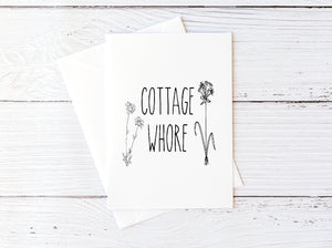 Cottage Whore Card