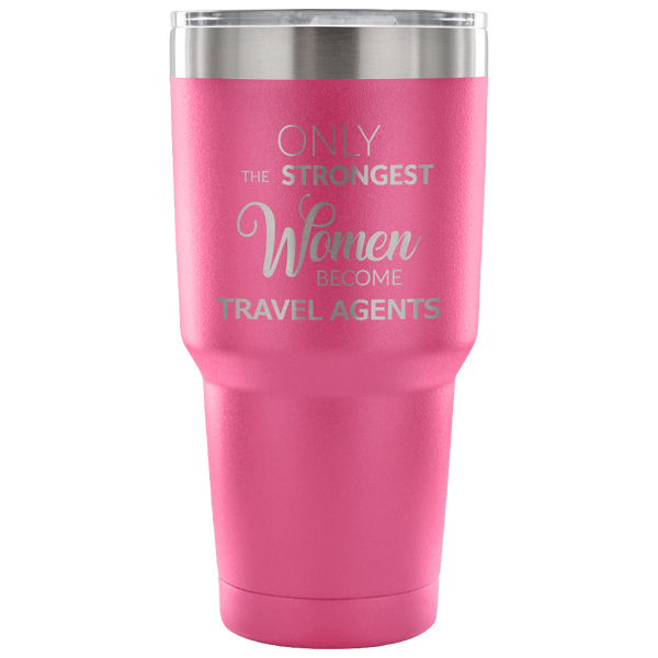 Best Travel Agent Gifts Funny Tumbler Double Wall Vacuum Insulated Hot Cold Travel Mug Coffee Cup 30oz BPA Free-Cute But Rude