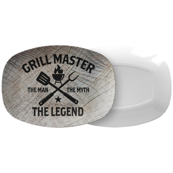 Grill Master Platter Grill Accessories Grilling Gift For Dad BBQ Gift For Dad Serving Plate Fathers Day Gift
