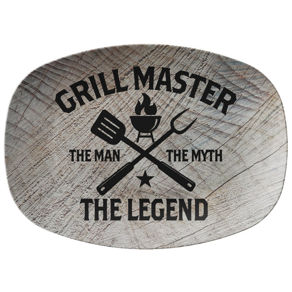 Grill Master Platter Grill Accessories Grilling Gift For Dad BBQ Gift For Dad Serving Plate Fathers Day Gift