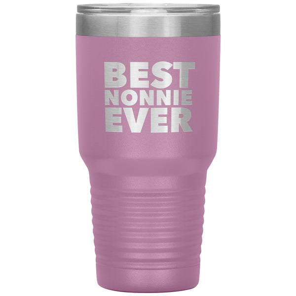 Nonnie Gifts Best Nonnie Ever Tumbler Metal Mug Insulated Hot Cold Travel Cup 30oz BPA Free