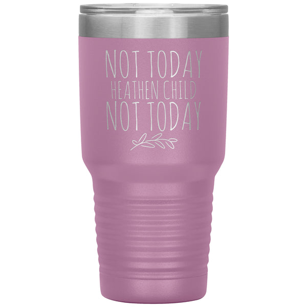 Not Today Heathen Child New Mom Tumbler Insulated Travel Mug Coffee Cup