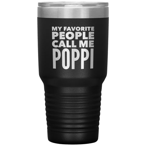 Poppi Tumbler Poppi Gift for Poppi Birthday Poppi Present Best Poppi Ever Mug Insulated Travel Coffee Cup 30oz BPA Free
