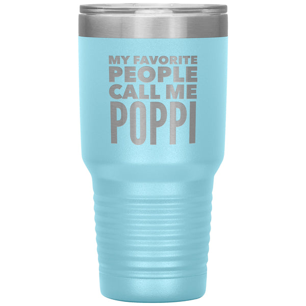 Poppi Tumbler Poppi Gift for Poppi Birthday Poppi Present Best Poppi Ever Mug Insulated Travel Coffee Cup 30oz BPA Free