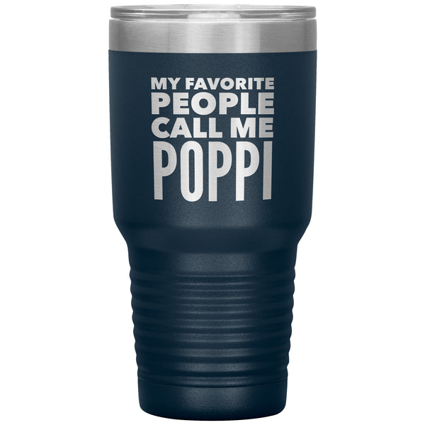 Poppi Tumbler Poppi Gift for Poppi Birthday Poppi Present Best Poppi Ever Mug Insulated Travel Coffee Cup 30oz BPA Free