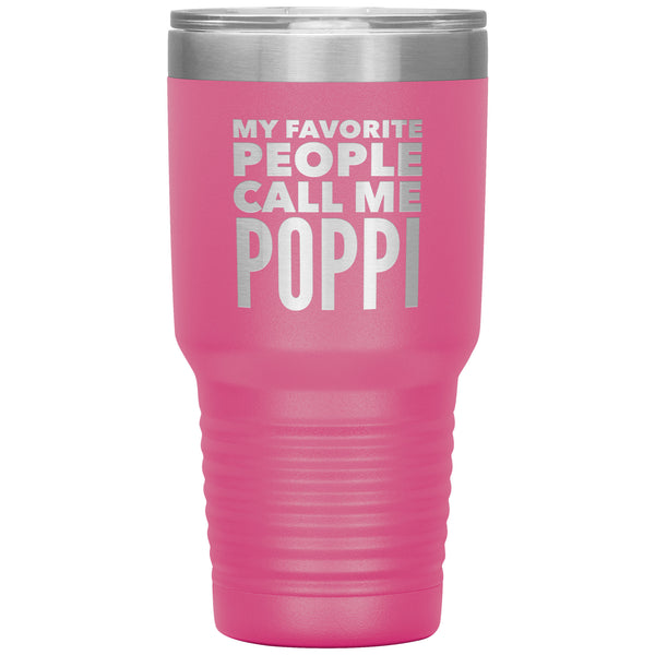 Poppi Tumbler Poppi Gift for Poppi Birthday Poppi Present Best Poppi Ever Mug Insulated Travel Coffee Cup 30oz BPA Free
