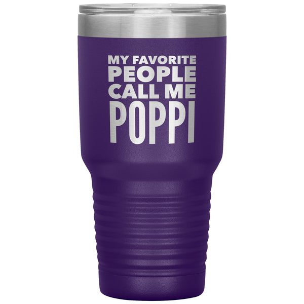 Poppi Tumbler Poppi Gift for Poppi Birthday Poppi Present Best Poppi Ever Mug Insulated Travel Coffee Cup 30oz BPA Free