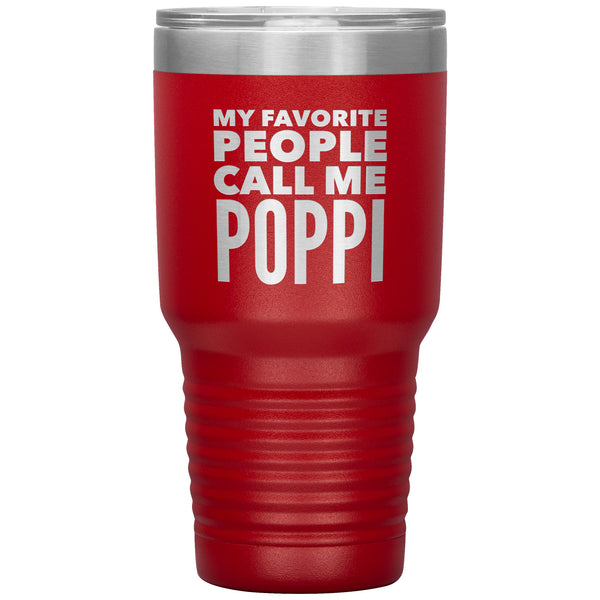 Poppi Tumbler Poppi Gift for Poppi Birthday Poppi Present Best Poppi Ever Mug Insulated Travel Coffee Cup 30oz BPA Free
