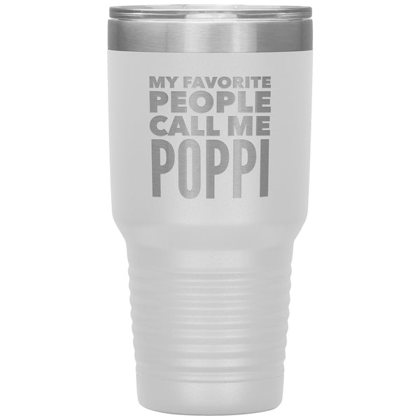 Poppi Tumbler Poppi Gift for Poppi Birthday Poppi Present Best Poppi Ever Mug Insulated Travel Coffee Cup 30oz BPA Free