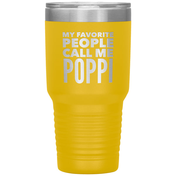 Poppi Tumbler Poppi Gift for Poppi Birthday Poppi Present Best Poppi Ever Mug Insulated Travel Coffee Cup 30oz BPA Free