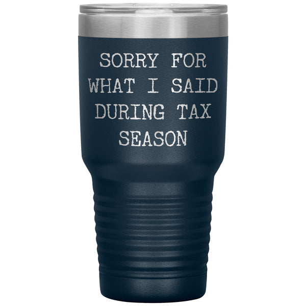 Tax Season Tumbler Tax Accountant Gifts Tax Season Accounting Bookkeeper Gift CPA Gift Tax Preparer Gift Travel Coffee Cup BPA Free
