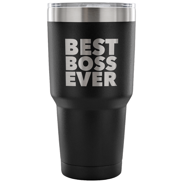 Gifts for Bosses from Employee Best Boss Tumbler Funny Double Wall Vacuum Insulated Hot & Cold Travel Cup 30oz BPA Free