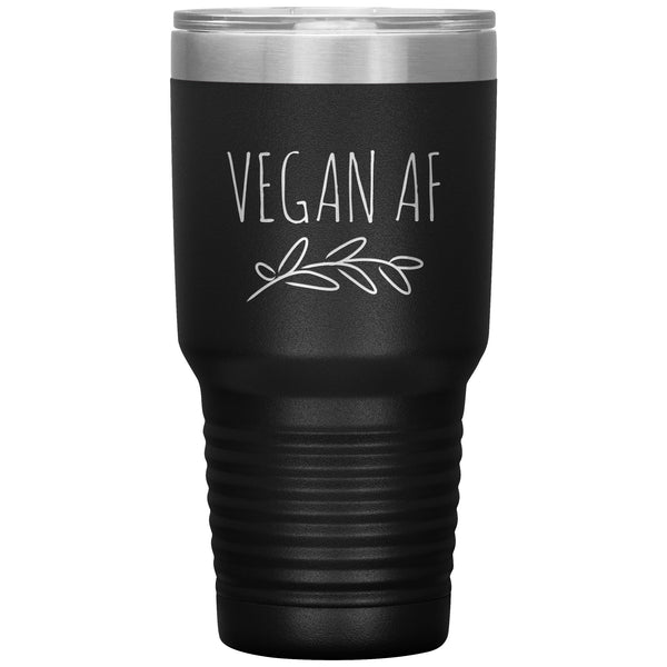 Vegan AF Tumbler Gifts for Vegans Vacuum Insulated Hot & Cold Travel Cup 30 oz BPA Free Polar Camel