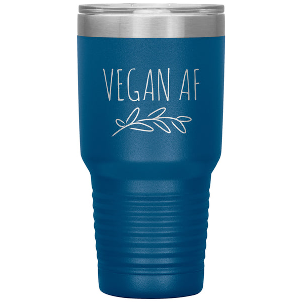 Vegan AF Tumbler Gifts for Vegans Vacuum Insulated Hot & Cold Travel Cup 30 oz BPA Free Polar Camel