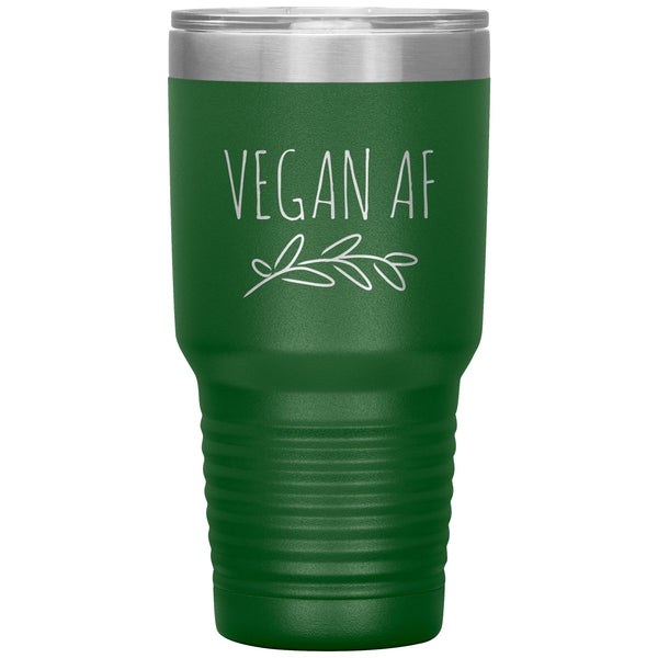 Vegan AF Tumbler Gifts for Vegans Vacuum Insulated Hot & Cold Travel Cup 30 oz BPA Free Polar Camel