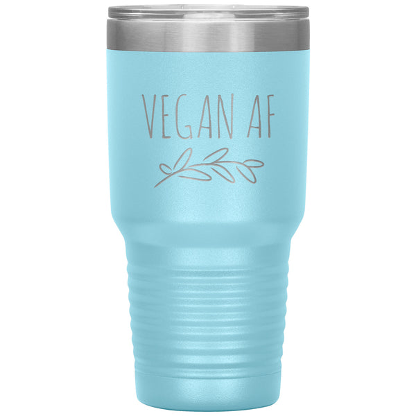 Vegan AF Tumbler Gifts for Vegans Vacuum Insulated Hot & Cold Travel Cup 30 oz BPA Free Polar Camel