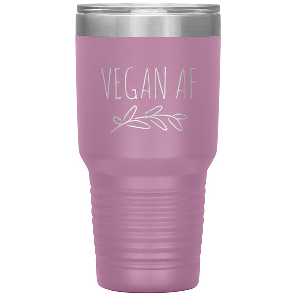 Vegan AF Tumbler Gifts for Vegans Vacuum Insulated Hot & Cold Travel Cup 30 oz BPA Free Polar Camel