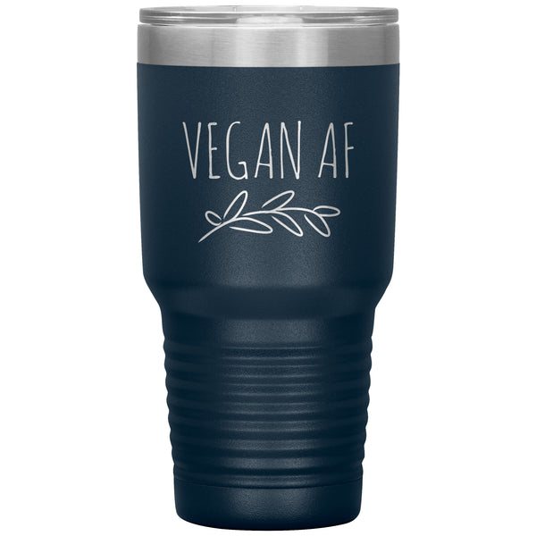 Vegan AF Tumbler Gifts for Vegans Vacuum Insulated Hot & Cold Travel Cup 30 oz BPA Free Polar Camel