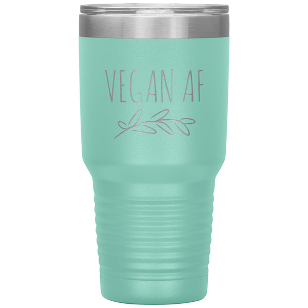 Vegan AF Tumbler Gifts for Vegans Vacuum Insulated Hot & Cold Travel Cup 30 oz BPA Free Polar Camel