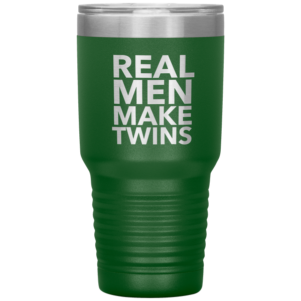 Real Men Make Twins Tumbler Travel Coffee Cup 30oz BPA Free