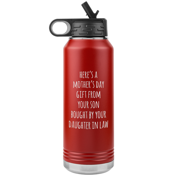 Here's a Mother's Day Gift From Your Son Insulated Water Bottle Tumbler 32oz BPA Free