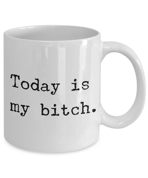Today is my Bitch Mug 11 oz. Ceramic Coffee Cup-Cute But Rude