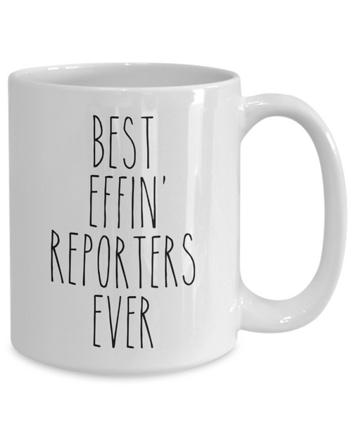 Gift For Reporters Best Effin' Reporters Ever Mug Coffee Cup Funny Coworker Gifts