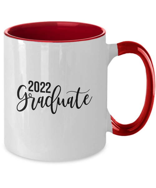 Graduate 2022 Mug Two-Tone Coffee Cup Funny Gift