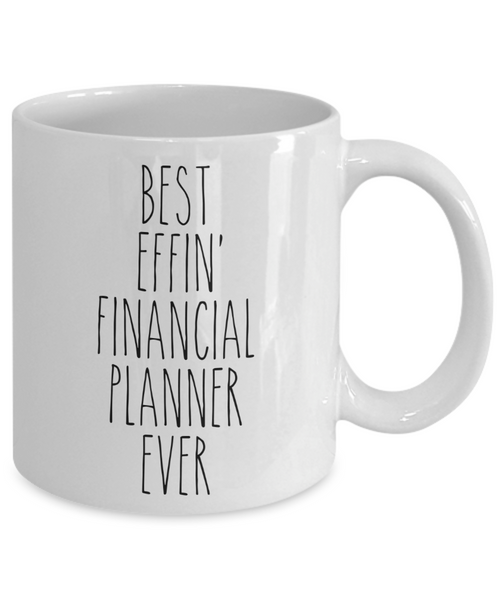 Gift For Financial Planner Best Effin' Financial Planner Ever Mug Coffee Cup Funny Coworker Gifts