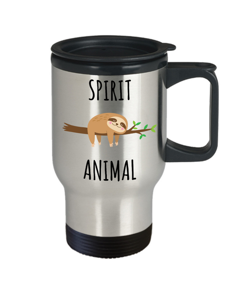 Sloth Mode Mug Spirit Animal Gifts Funny Sloths Stainless Steel Insulated Travel Coffee Cup-Cute But Rude