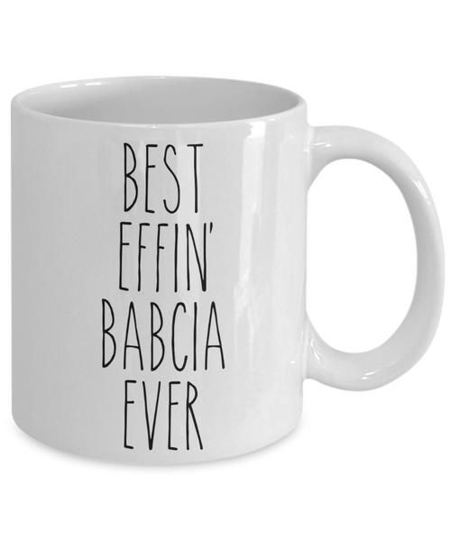 Polish Babcia Gifts, Babcia Mug, Babcia Gift, Gift From Grandkids, Best Effin Babcia Ever Coffee Cup