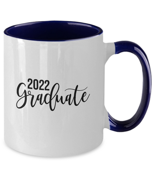Graduate 2022 Mug Two-Tone Coffee Cup Funny Gift