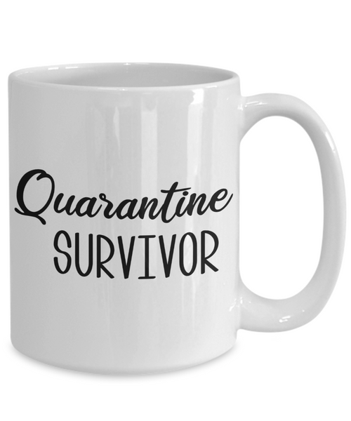 Quarantine Survivor Mug Funny 2020 Coffee Cup