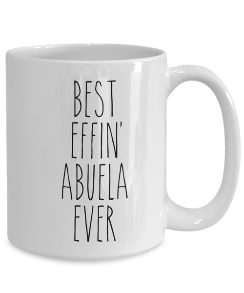 Gift For Abuela Best Effin' Abuela Ever Mug Coffee Cup Funny Coworker Gifts