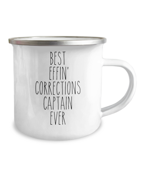 Gift For Corrections Captain Best Effin' Corrections Captain Ever Camping Mug Coffee Cup Funny Coworker Gifts