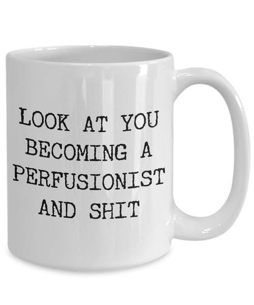 Becoming A Perfusionist Mug Coffee Cup Funny Gift
