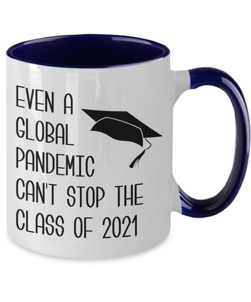 Class of 2021 Graduation Mug Diploma for the Graduate Two-Toned Coffee Cup