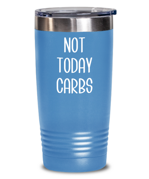 Keto Tumbler Coffee Mug Weight Loss Gifts Fitness Gift Ideas Not Today Carbs Diet Travel Cup BPA Free