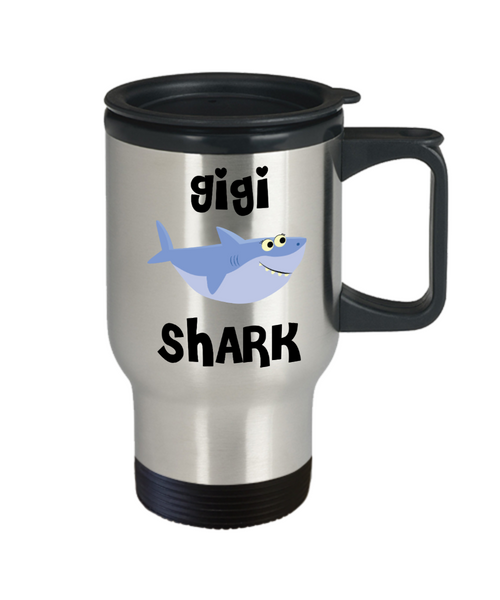 Gigi Shark Mug Gigi Gifts Do Do Do Gifts for Gigis Stainless Steel Insulated Travel Coffee Cup