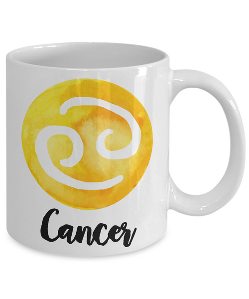 Zodiac Cancer Horoscope Coffee Mug - Astrology Gift - Metaphysical, Celestial, Astrology, Horoscopes-Cute But Rude