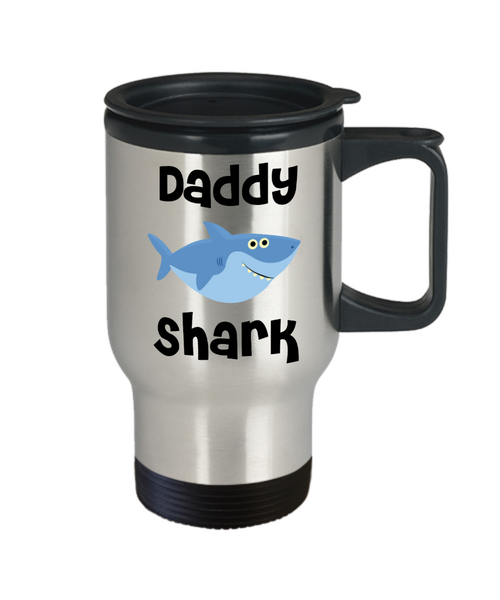 Daddy Shark Mug Daddy Gifts Do Do Do Gifts for Daddies Stainless Steel Insulated Travel Coffee Cup Father's Day Present
