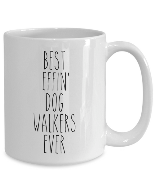 Gift For Dog Walkers Best Effin' Dog Walkers Ever Mug Coffee Cup Funny Coworker Gifts