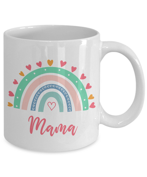 Mama Mug Mama Rainbow Mug Mother's Day Present Mama Rainbow Coffee Mug New Mama Mug Mama Coffee Cup Gift for Mom