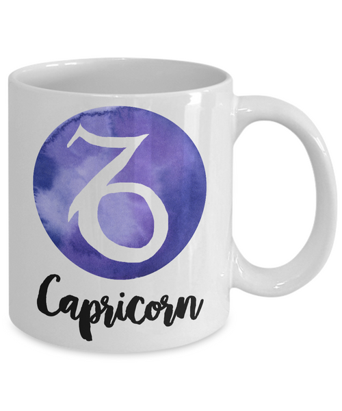 Zodiac Capricorn Horoscope Coffee Mug - Astrology Gift - Metaphysical, Celestial, Astrology, Horoscopes-Cute But Rude