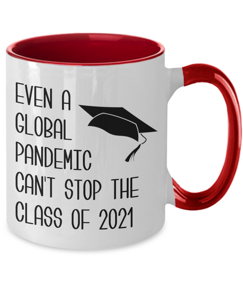 Class of 2021 Graduation Mug Diploma for the Graduate Two-Toned Coffee Cup