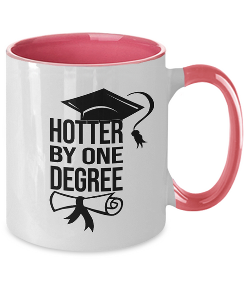 Hotter By One Degree Mug Two-Tone Coffee Cup Funny Gift